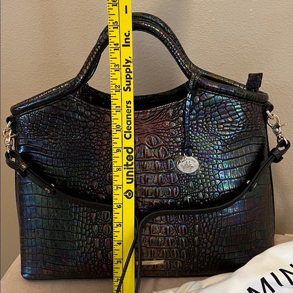 Brahmin Elaine Black Pearl Ombre Melbourne bag - Picture 9 of 12
